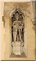 St Martin, Preston - Niche with statue