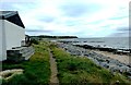 Footpath by shoreline at Hilton of Cadboll