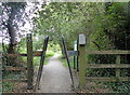 Entrance to Berengrave Local Nature Reserve, Rainham