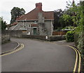 House at a bend in Grange Road, Street, Somerset