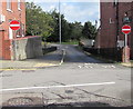 No Entry signs facing Ventnor Road, Old Cwmbran