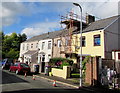 Malpas Street house scaffolding, Old Cwmbran