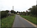 Entering Carleton Rode on Church Road