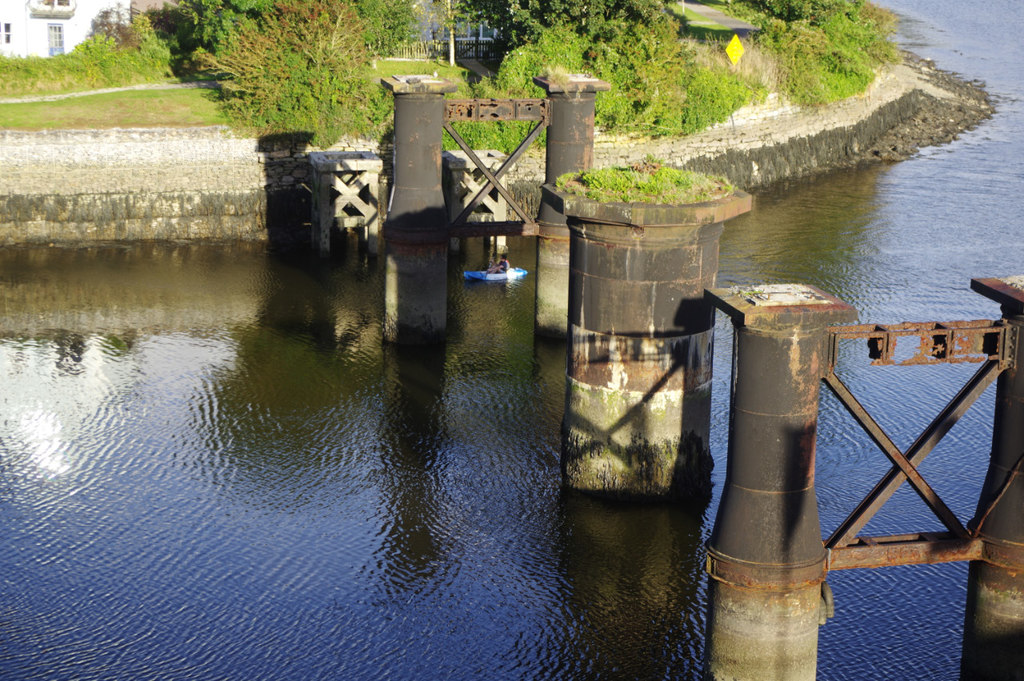 Old railway bridge - Hooe Lake © Stephen McKay :: Geograph Britain and ...