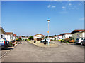 Footpath through the housing