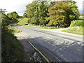 South Downs Way crosses road at Saddlescombe