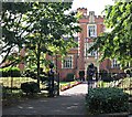 SK5319 : Endowed Schools Entrance, Loughborough, Leics. by David Hallam-Jones