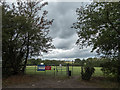 Signs for Botany Bay Cricket Club and Cuffley Rugby Club, East Lodge Lane, Enfield