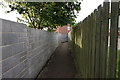 Passage leading to Chapel Lane, Winterton