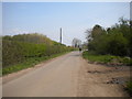 Radley Road passing Lowbank Farm