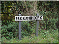 TM1787 : Lodge Road sign by Geographer