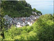 SS3124 : Clovelly viewed from The Hobby Drive by Philip Halling