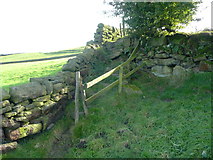 SE0225 : Steps and stile on Hebden Royd FP57 between Scout Road and Hob Lane, Mytholmroyd by Humphrey Bolton