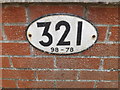 Bridge sign on Glebe Road Railway Bridge