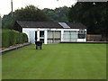 TM1485 : Gissing Bowling Green Pavilion by Geographer