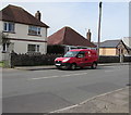 Royal Mail van in Newton Nottage Road, Porthcawl