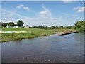 Campsite landing stage, River Ouse, Cawood