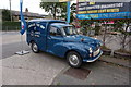 Morris van at Charlies Tyre Shop, Honley