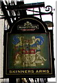 Skinners Arms name sign, Machynlleth