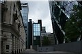 View of a building on Bury Court from St. Mary Axe