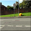 Humps warning sign, Henllys Way, Cwmbran