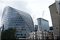 View of Moor House and 25 Ropemaker Street from London Wall