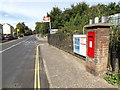 TM0595 : B1077 Station Road & Station Road George VI Postbox by Geographer