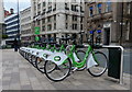 Liverpool?s citybike cycle hire station