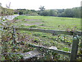 View across field from stile