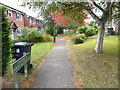 Footpath between houses at Crawley Down