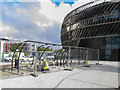 Installing Bicycle Parking outside the New Technology Entrepreneurship Centre