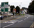 A487 directions sign, Machynlleth