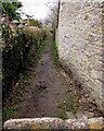 SO8700 : Public footpath between walls, Minchinhampton by Jaggery