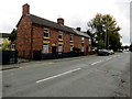 Row of brick houses, Audlem Road, Nantwich