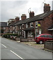 Row of houses on the west side of Audlem Road, Nantwich