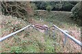 Crossing the railway line near Grimstone