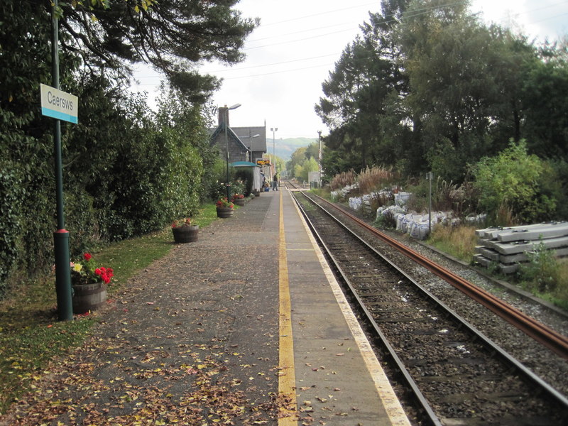 Caersws Railway Station, Powys © Nigel Thompson :: Geograph Britain And ...