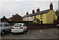 SJ6552 : Yellow house, London Road, Nantwich by Jaggery