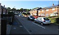 West along Laybourne Close, Pontnewydd, Cwmbran