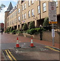 Pedestrian Zone sign, Lambpit Street, Wrexham