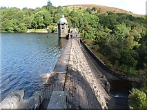 SN9167 : The Pen-y-Garreg dam in the Elan valley, Wales by Derek Voller