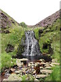 NY9101 : Waterfall on Hind Hole Beck by Matthew Hatton