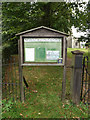 TM1085 : St.Mary's Church Notice Board by Geographer