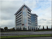 SJ7696 : Venus: office building opposite Trafford Centre by Jonathan Hutchins