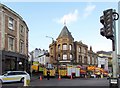 Fire engines at the foot of St Michael