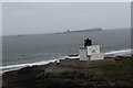 NU1735 : Blackrocks Point Lighthouse, Bamburgh by Les Hull