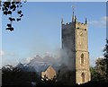 Fire, St Michael on the Mount church, Bristol