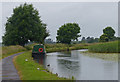 SJ3899 : Narrowboat moored along the Leeds and Liverpool Canal by Mat Fascione