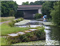 M58 motorway crossing the Leeds and Liverpool Canal