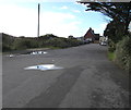 Road towards Aberdovey railway station